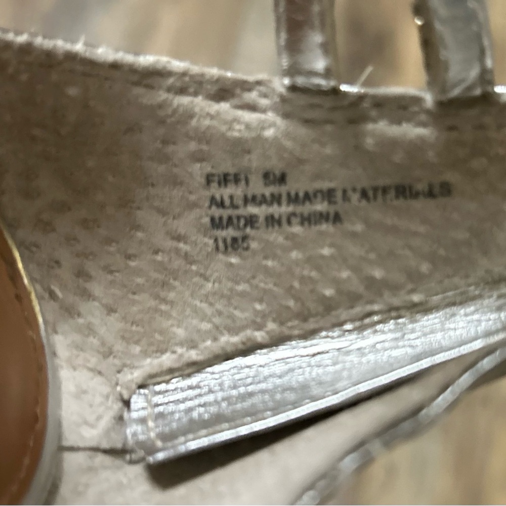 Steve Madden Metallic Strappy Heels - Picture 6 of 6